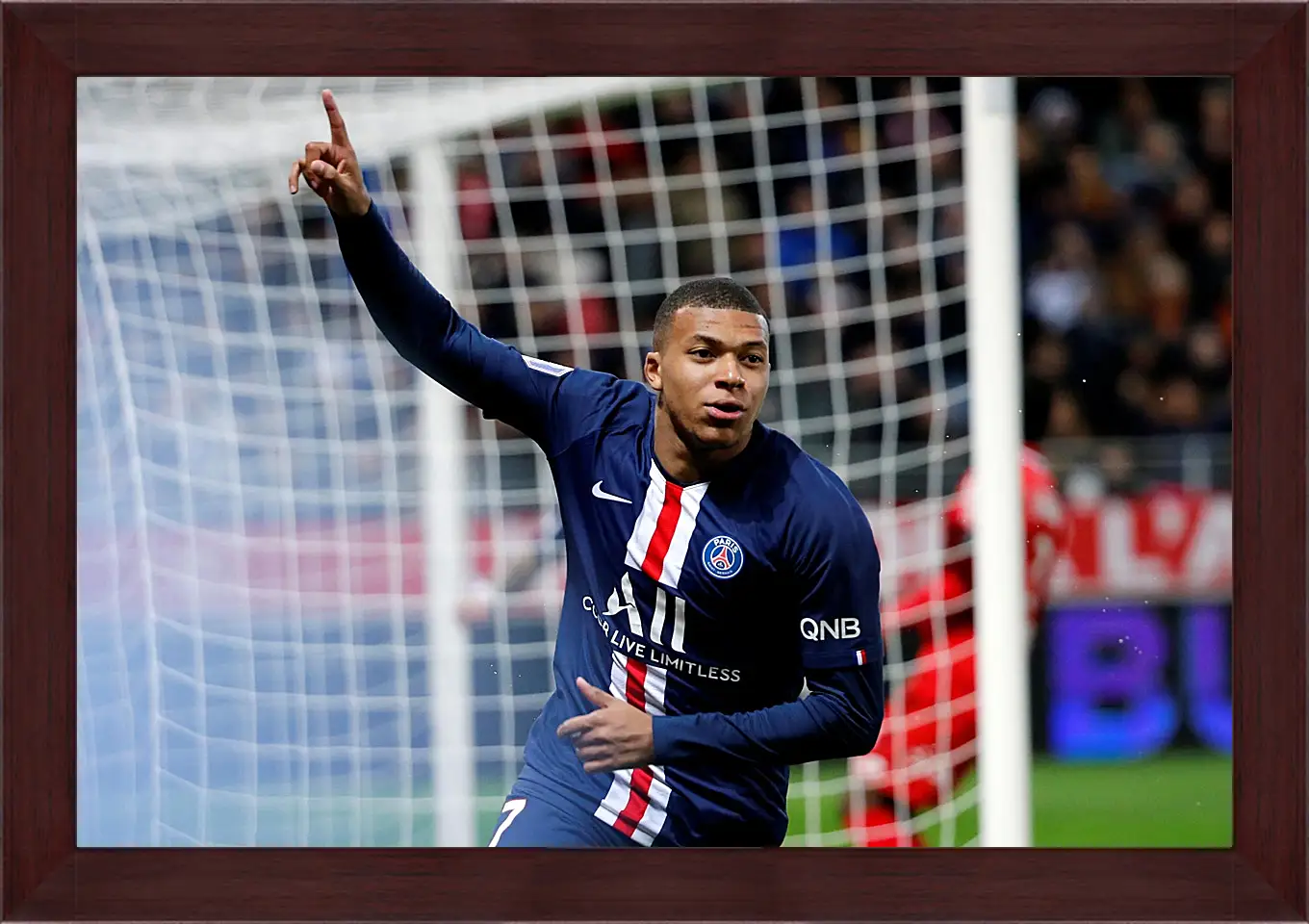 Картина в раме - Килиан Мбаппе. Kylian Mbappé