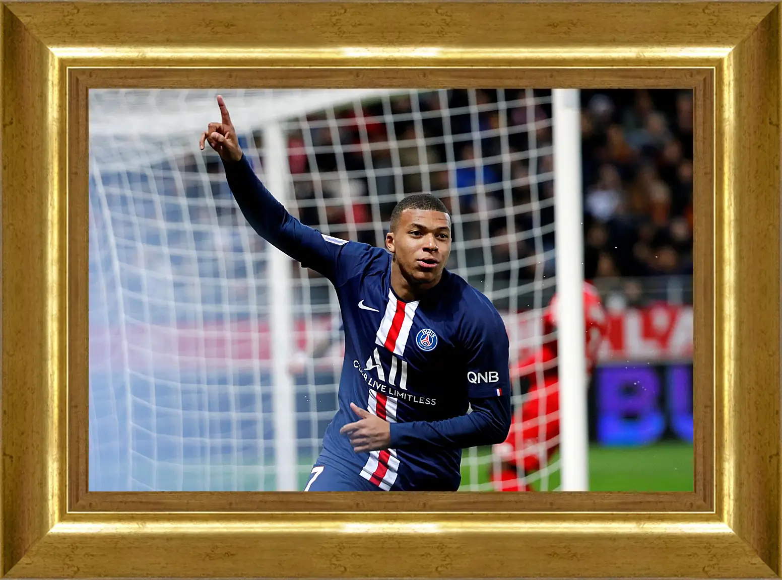 Картина в раме - Килиан Мбаппе. Kylian Mbappé