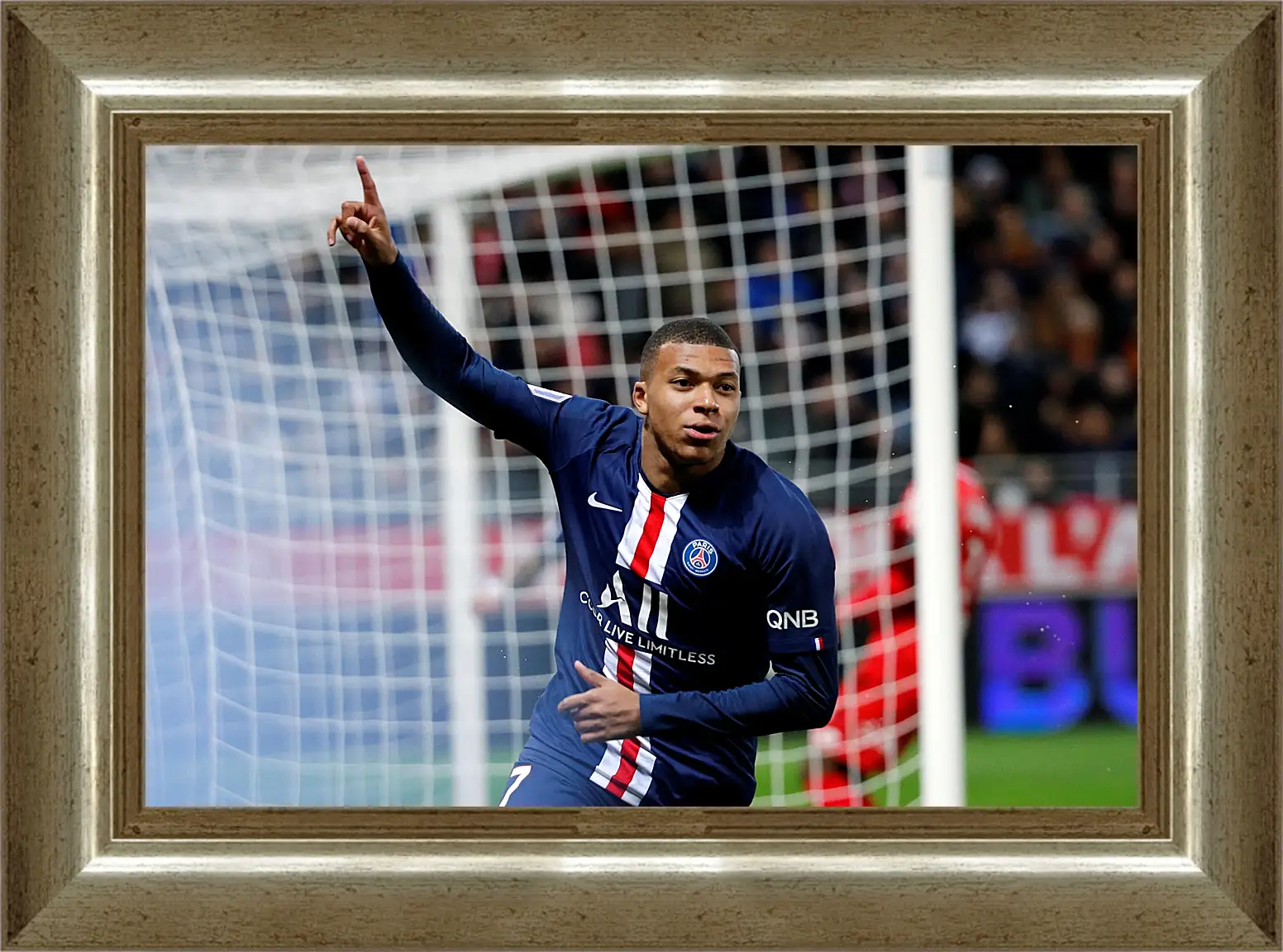 Картина в раме - Килиан Мбаппе. Kylian Mbappé