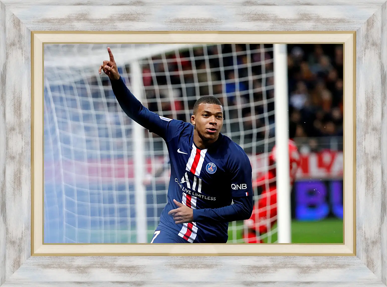 Картина в раме - Килиан Мбаппе. Kylian Mbappé