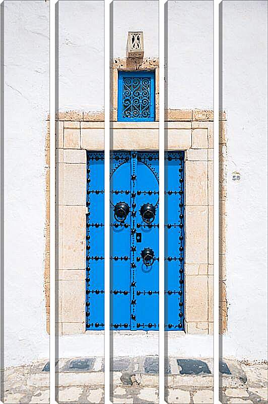 Модульная картина - Синие двери