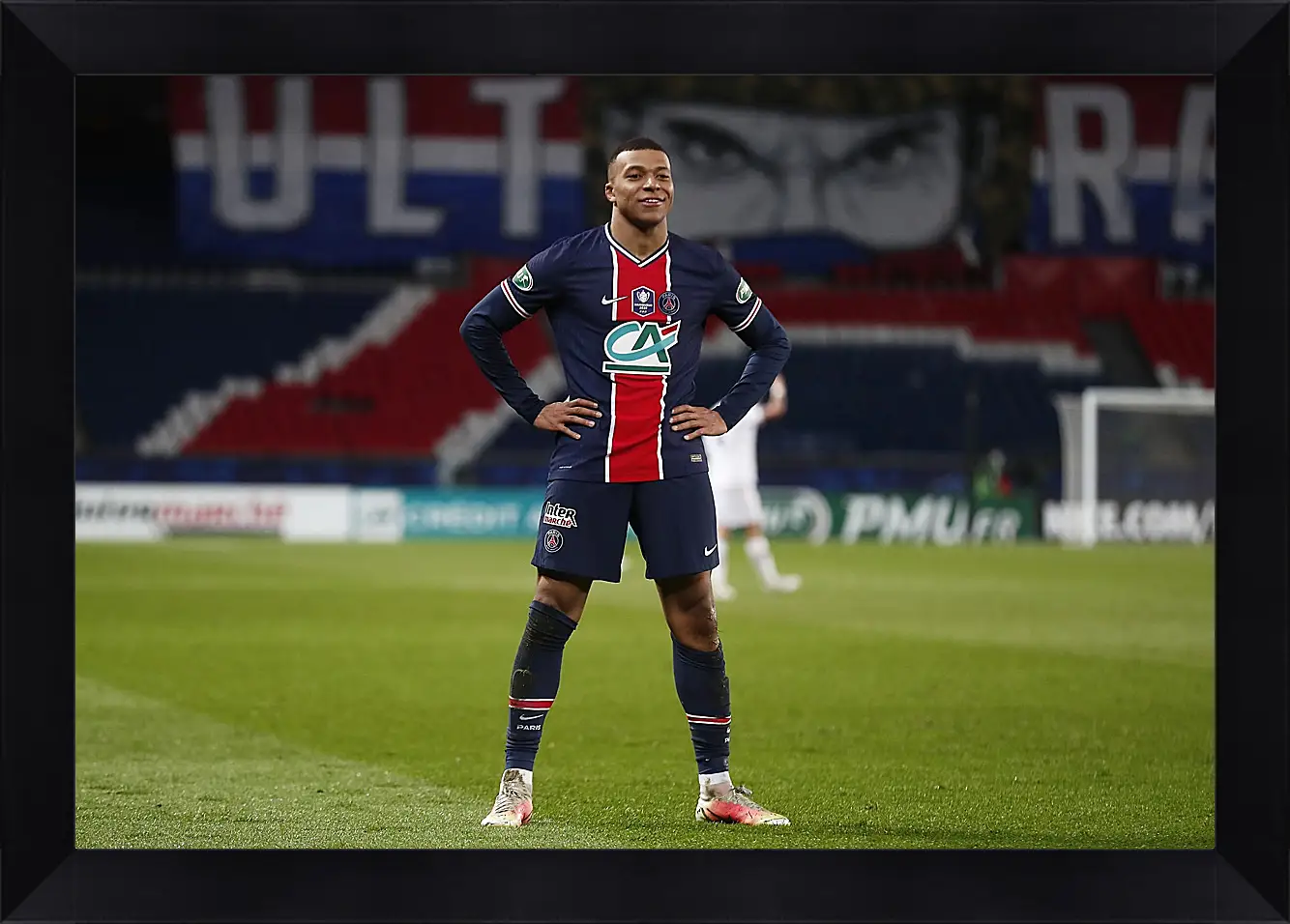 Картина в раме - Килиан Мбаппе. Kylian Mbappé