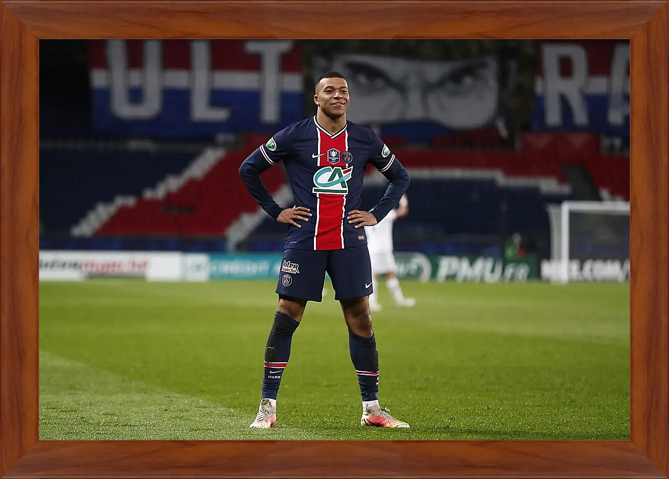 Картина в раме - Килиан Мбаппе. Kylian Mbappé