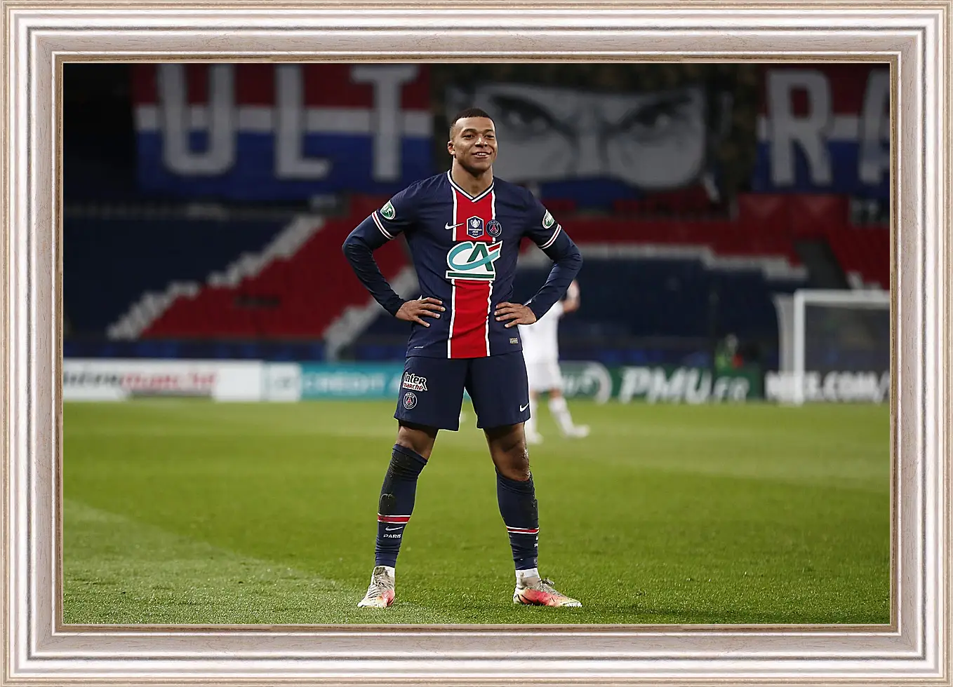 Картина в раме - Килиан Мбаппе. Kylian Mbappé