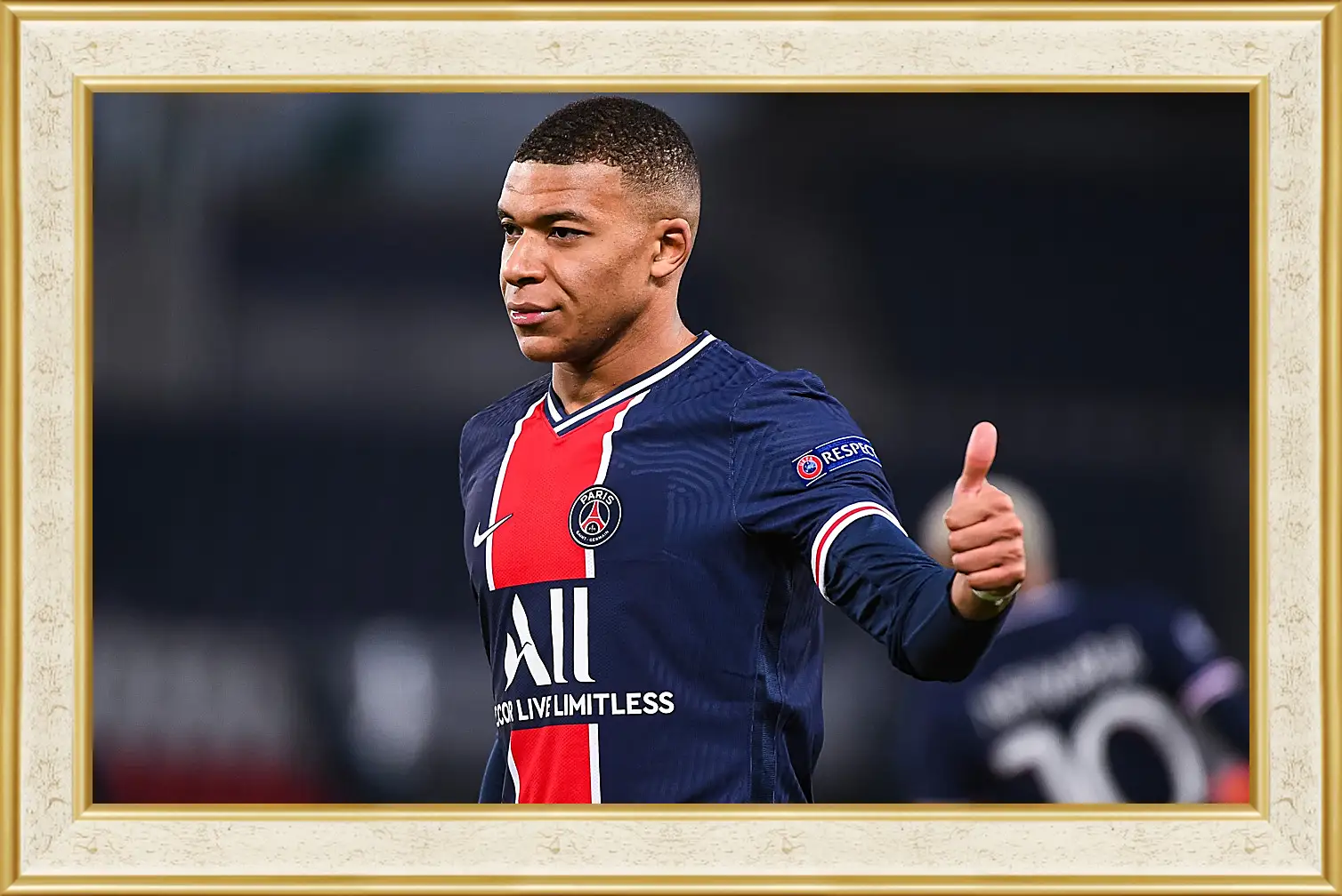 Картина в раме - Килиан Мбаппе. Kylian Mbappé