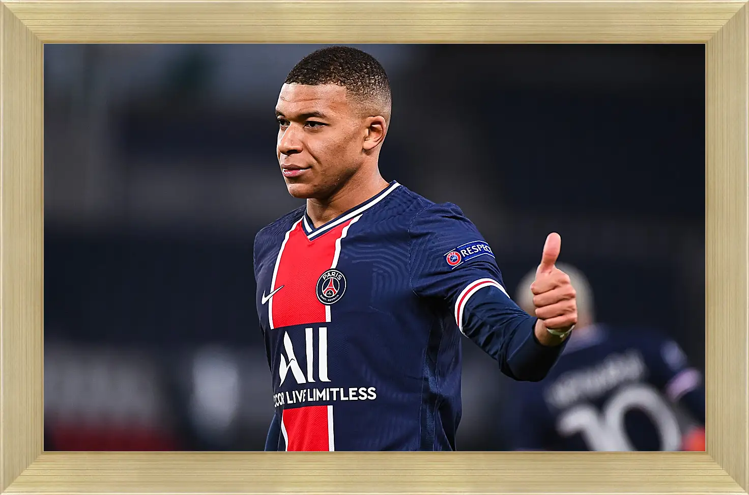 Картина в раме - Килиан Мбаппе. Kylian Mbappé