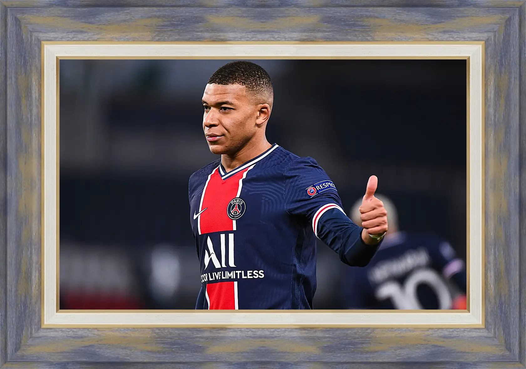 Картина в раме - Килиан Мбаппе. Kylian Mbappé