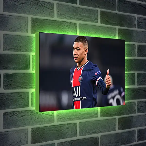 Лайтбокс световая панель - Килиан Мбаппе. Kylian Mbappé