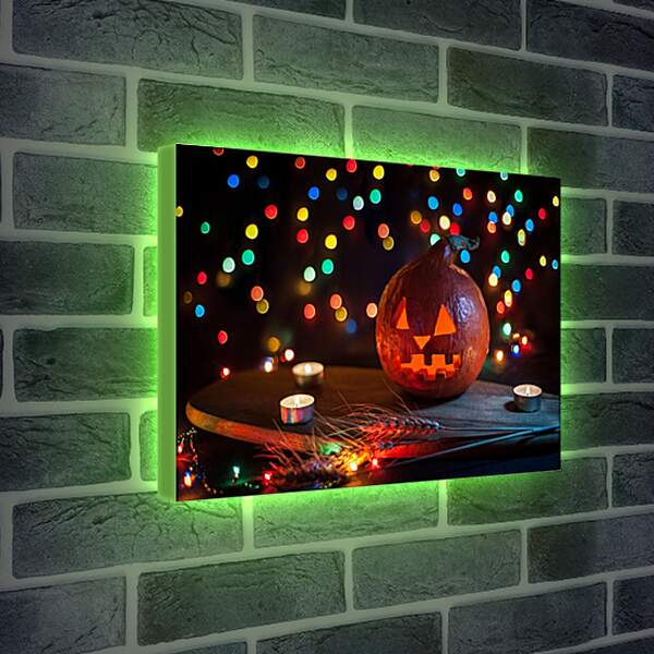 Лайтбокс световая панель - Атмосфера Хэллоуина