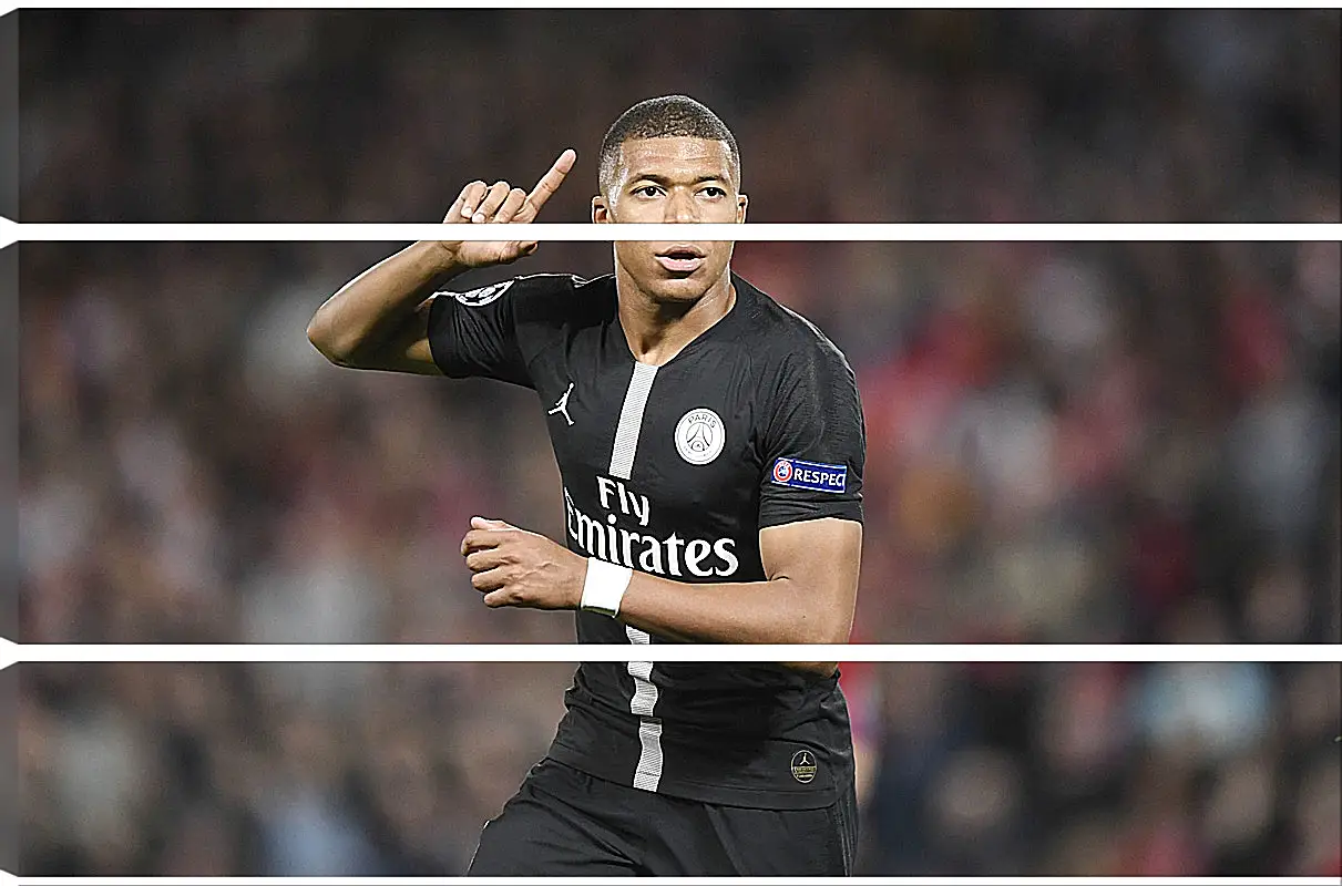 Модульная картина - Килиан Мбаппе. Kylian Mbappé