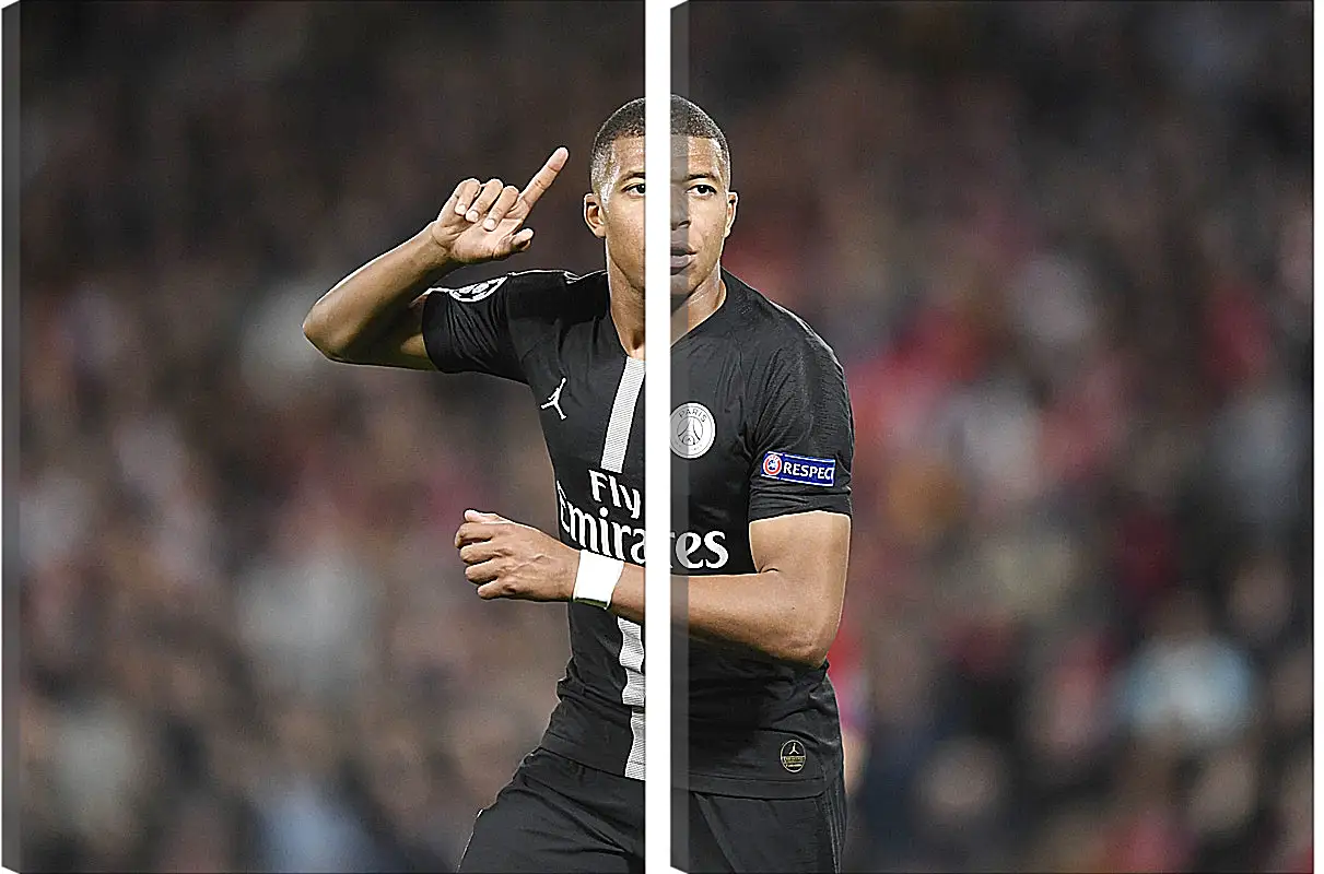 Модульная картина - Килиан Мбаппе. Kylian Mbappé