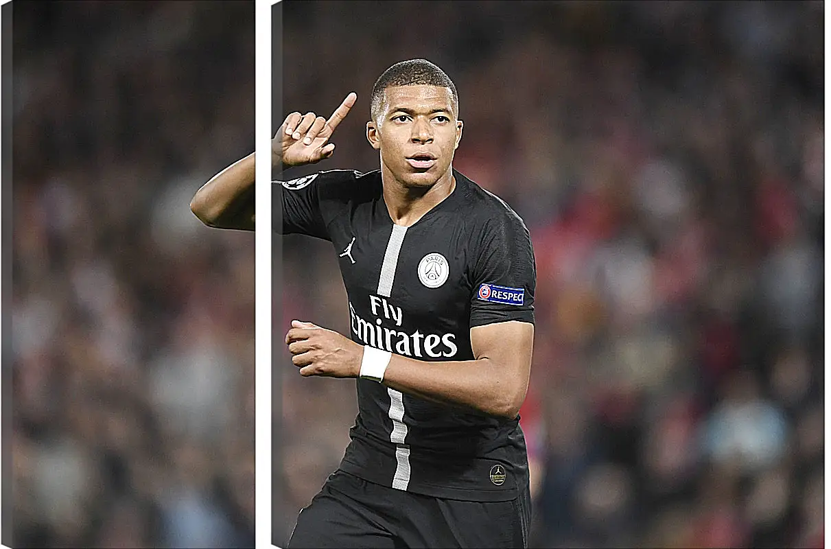 Модульная картина - Килиан Мбаппе. Kylian Mbappé