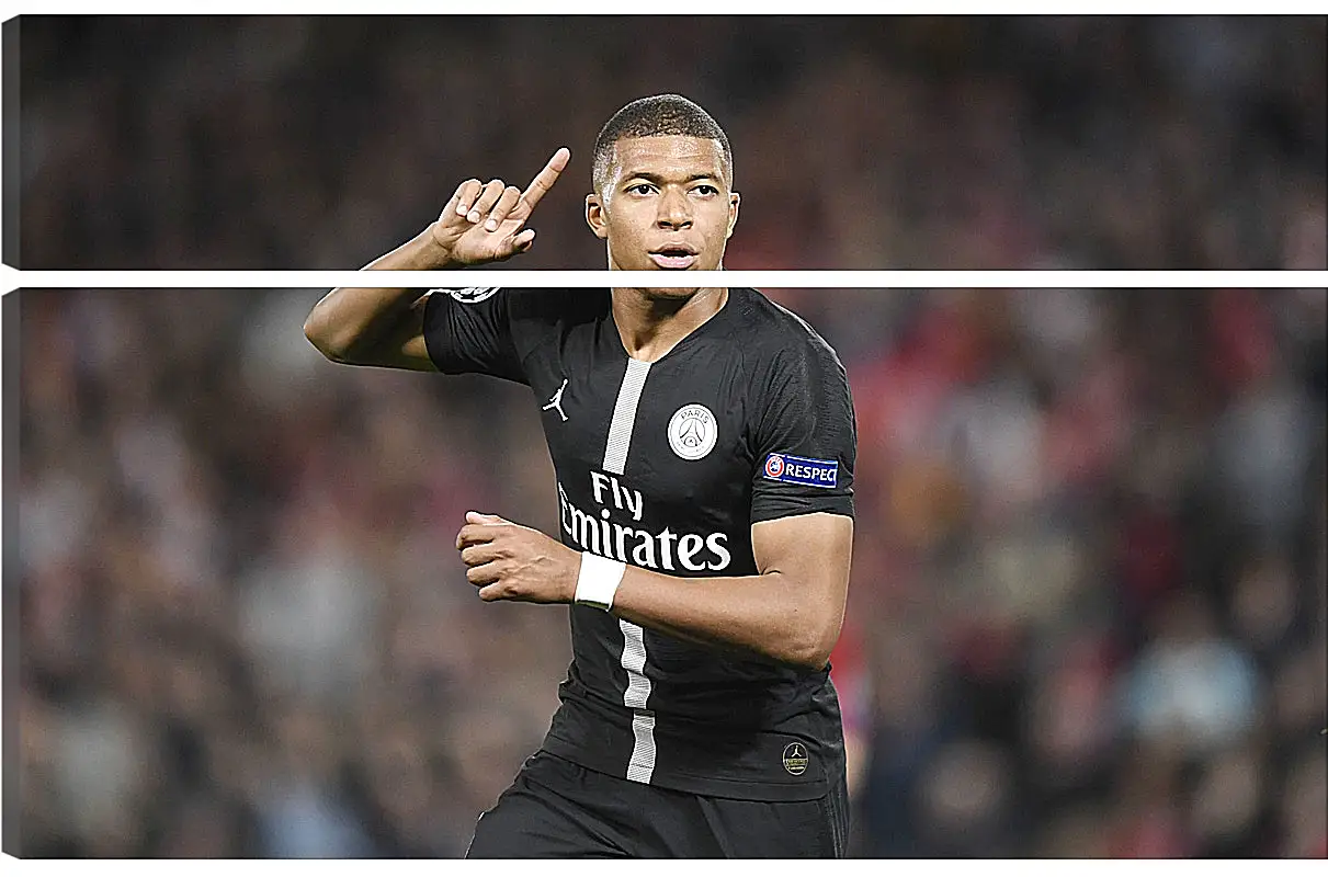 Модульная картина - Килиан Мбаппе. Kylian Mbappé