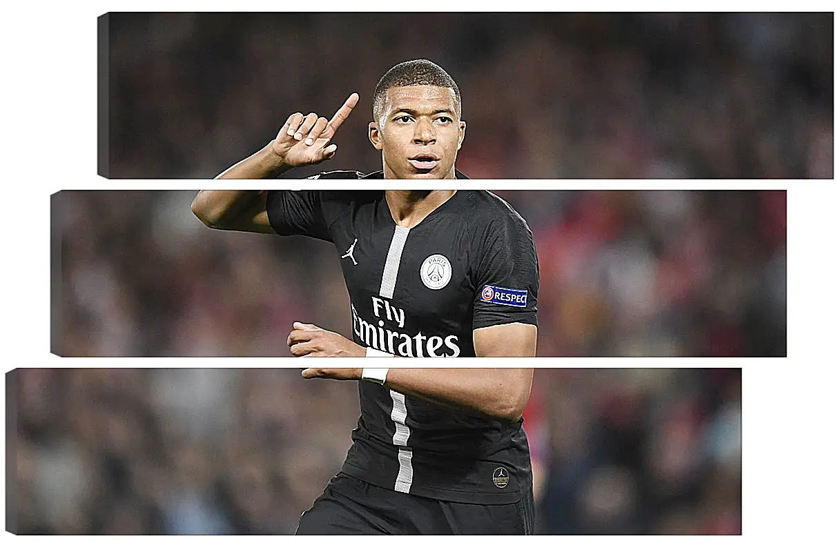 Модульная картина - Килиан Мбаппе. Kylian Mbappé