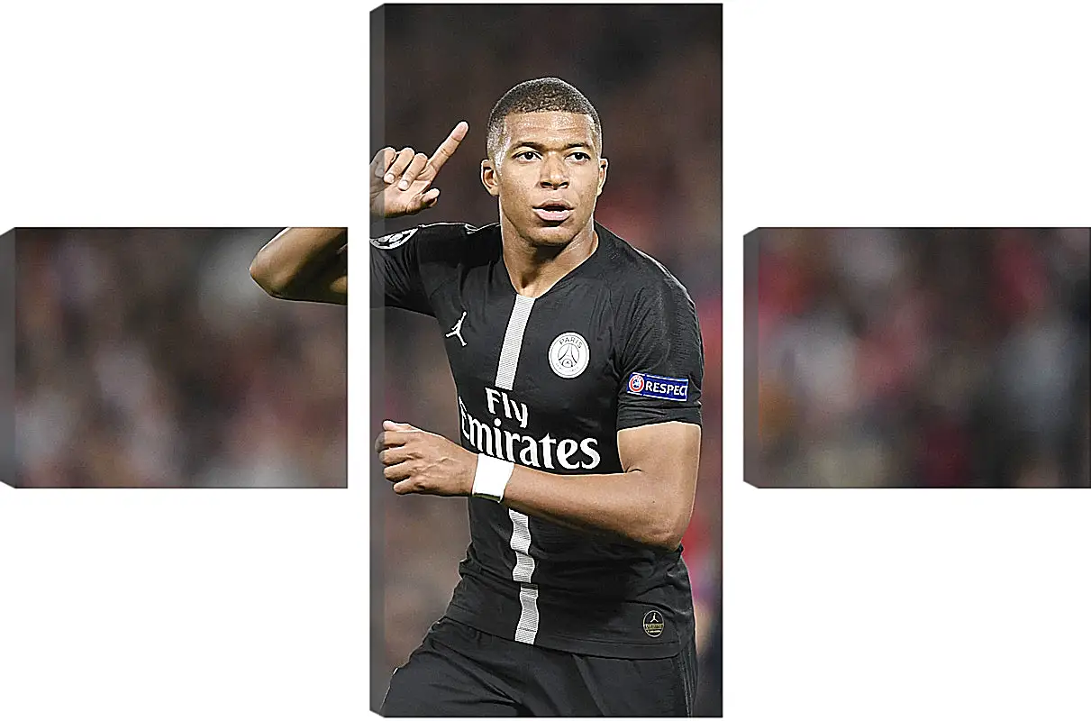 Модульная картина - Килиан Мбаппе. Kylian Mbappé