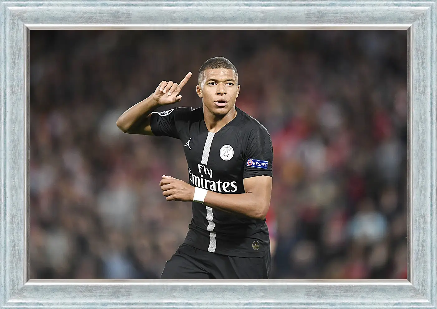 Картина в раме - Килиан Мбаппе. Kylian Mbappé