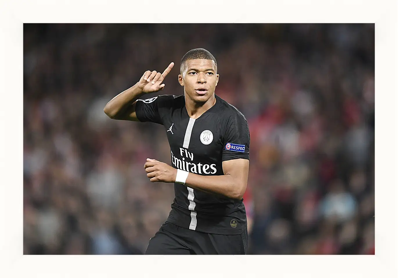 Картина в раме - Килиан Мбаппе. Kylian Mbappé