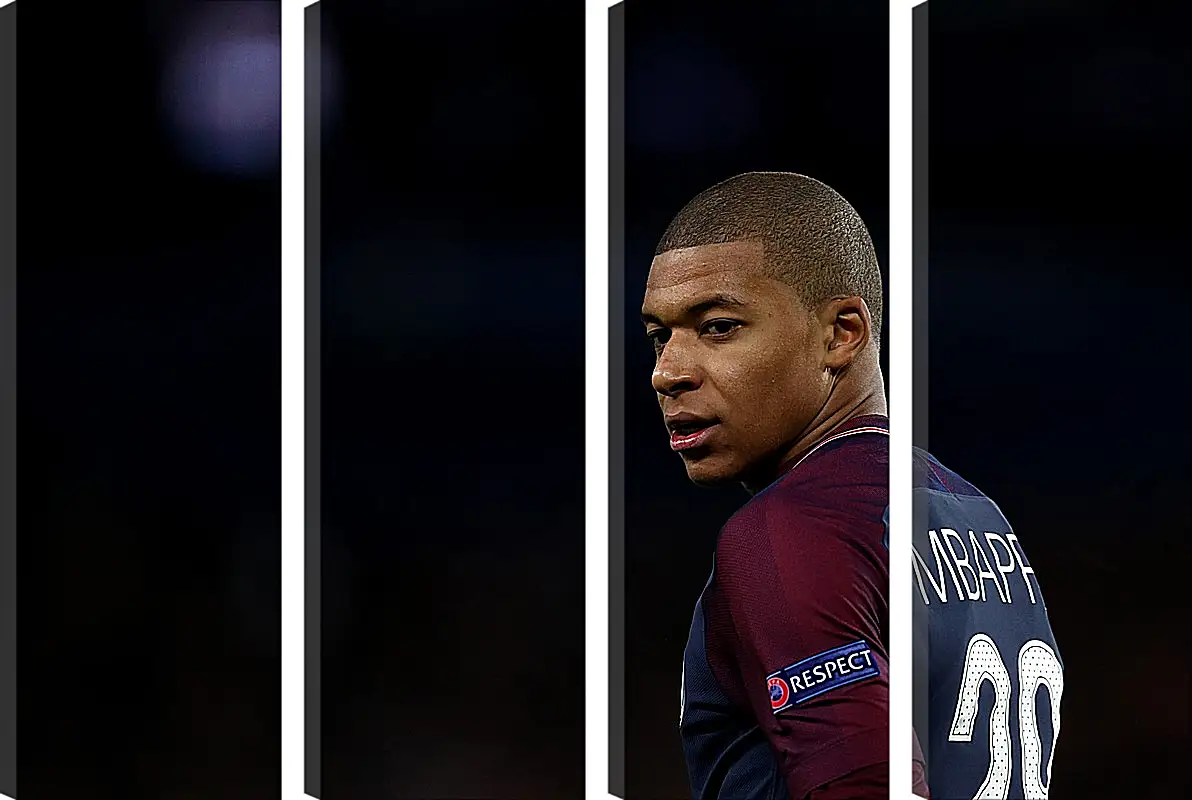 Модульная картина - Килиан Мбаппе. Kylian Mbappé