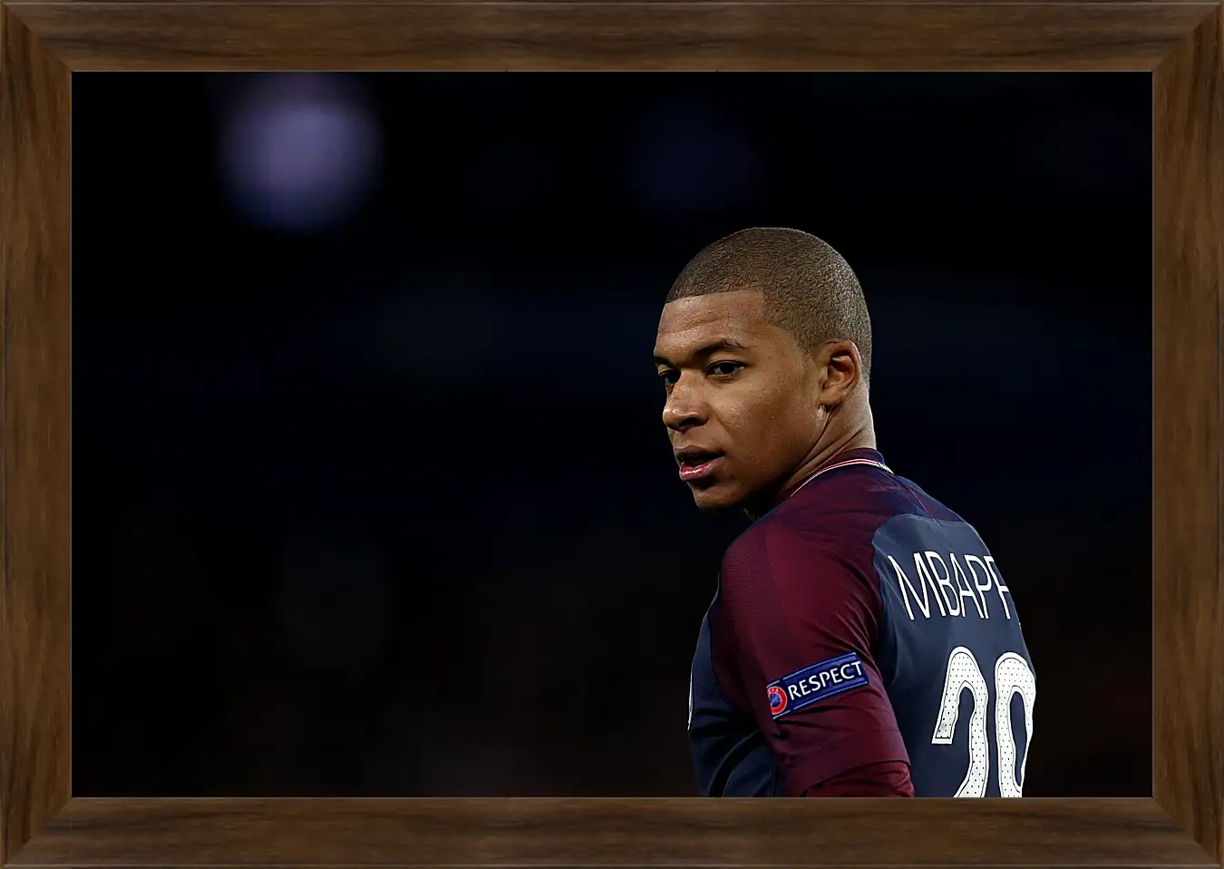 Картина в раме - Килиан Мбаппе. Kylian Mbappé