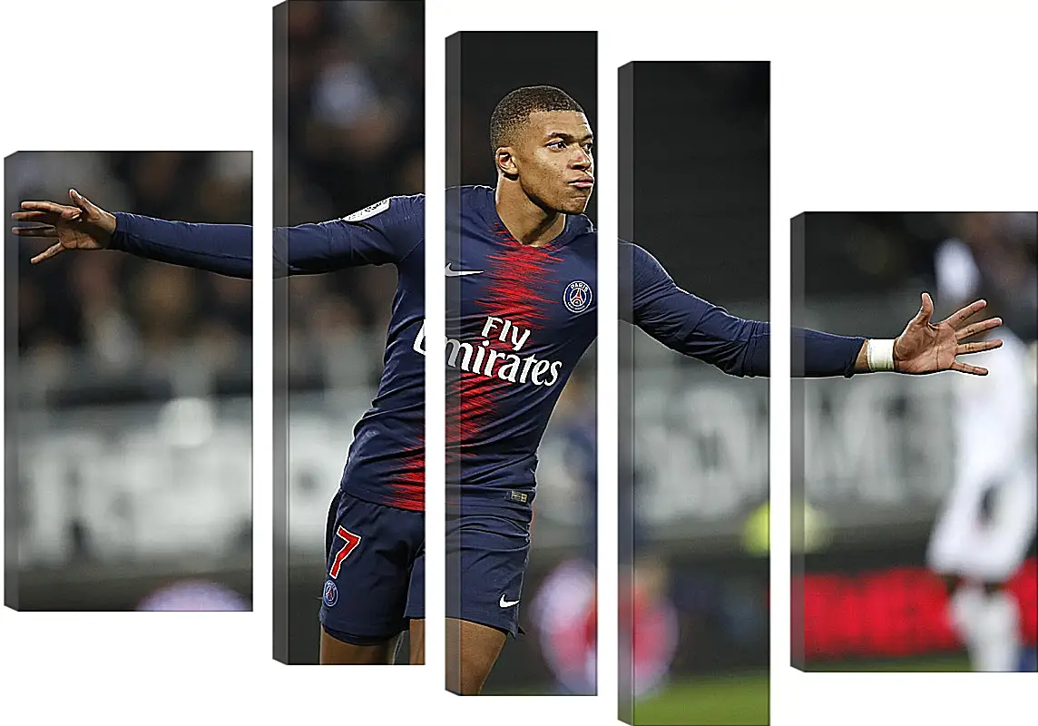 Модульная картина - Килиан Мбаппе. Kylian Mbappé