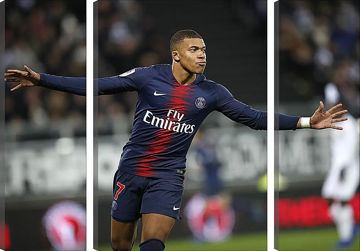 Модульная картина - Килиан Мбаппе. Kylian Mbappé