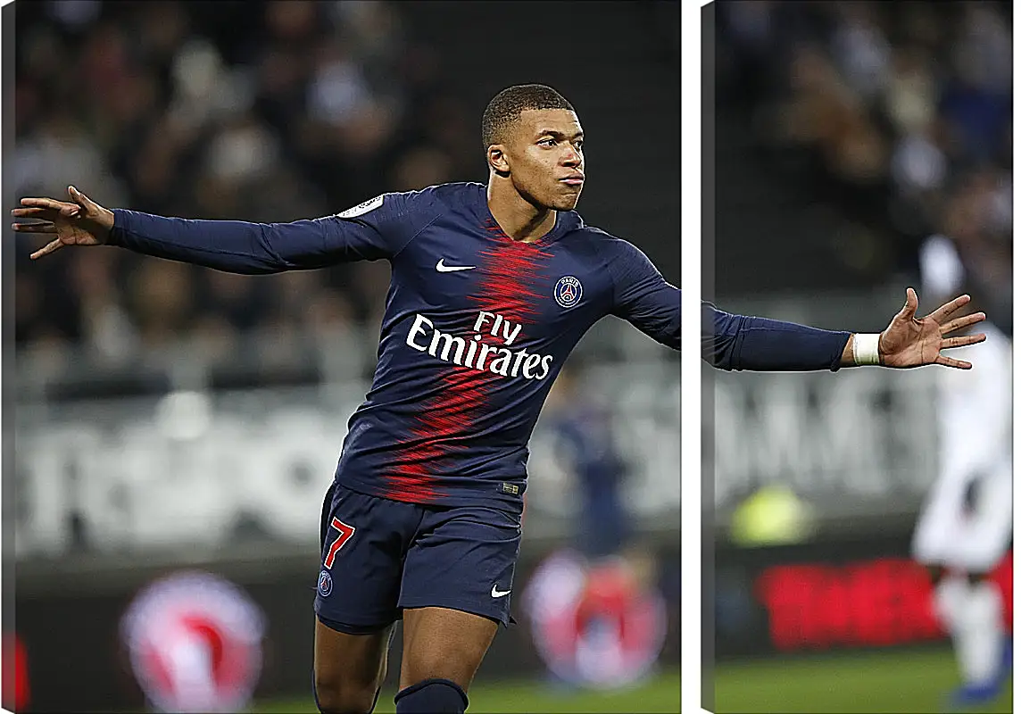 Модульная картина - Килиан Мбаппе. Kylian Mbappé