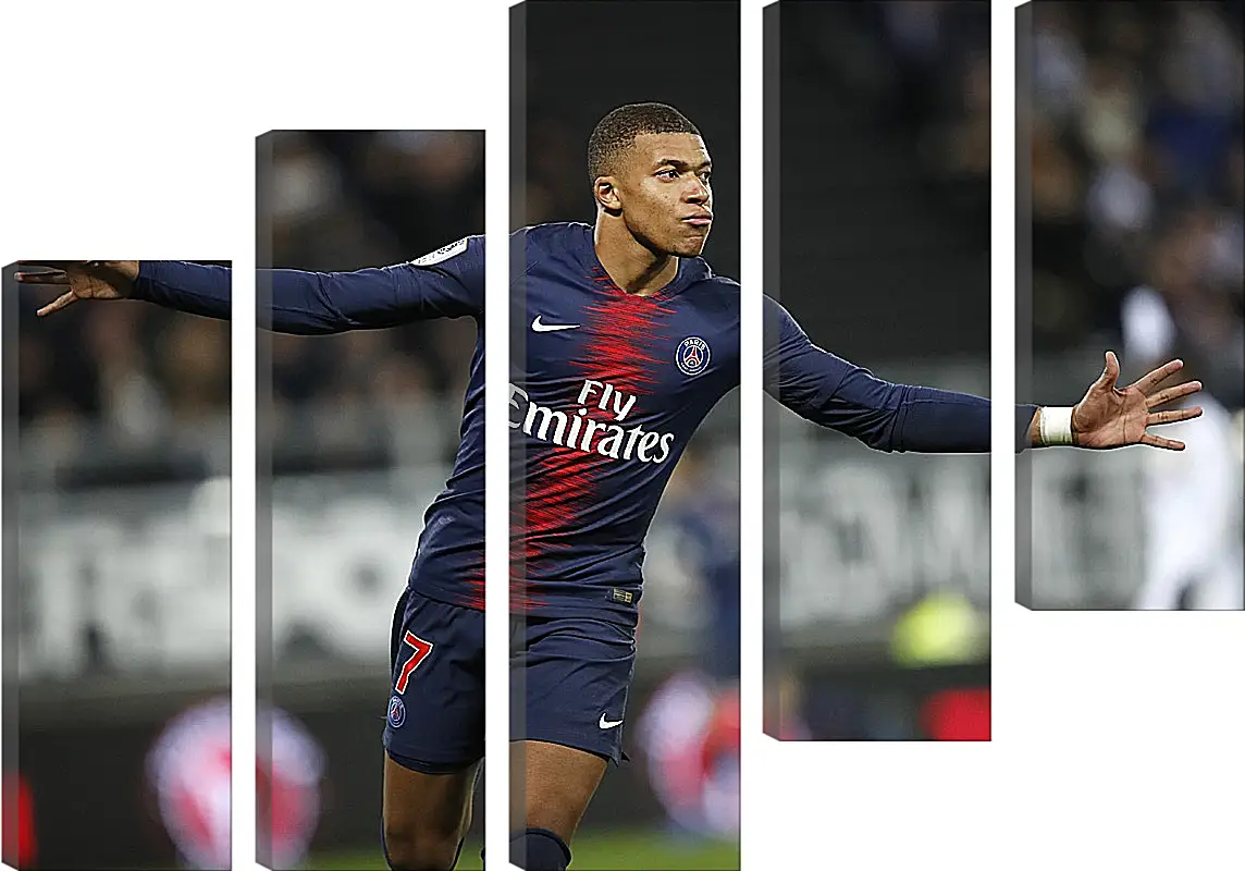 Модульная картина - Килиан Мбаппе. Kylian Mbappé