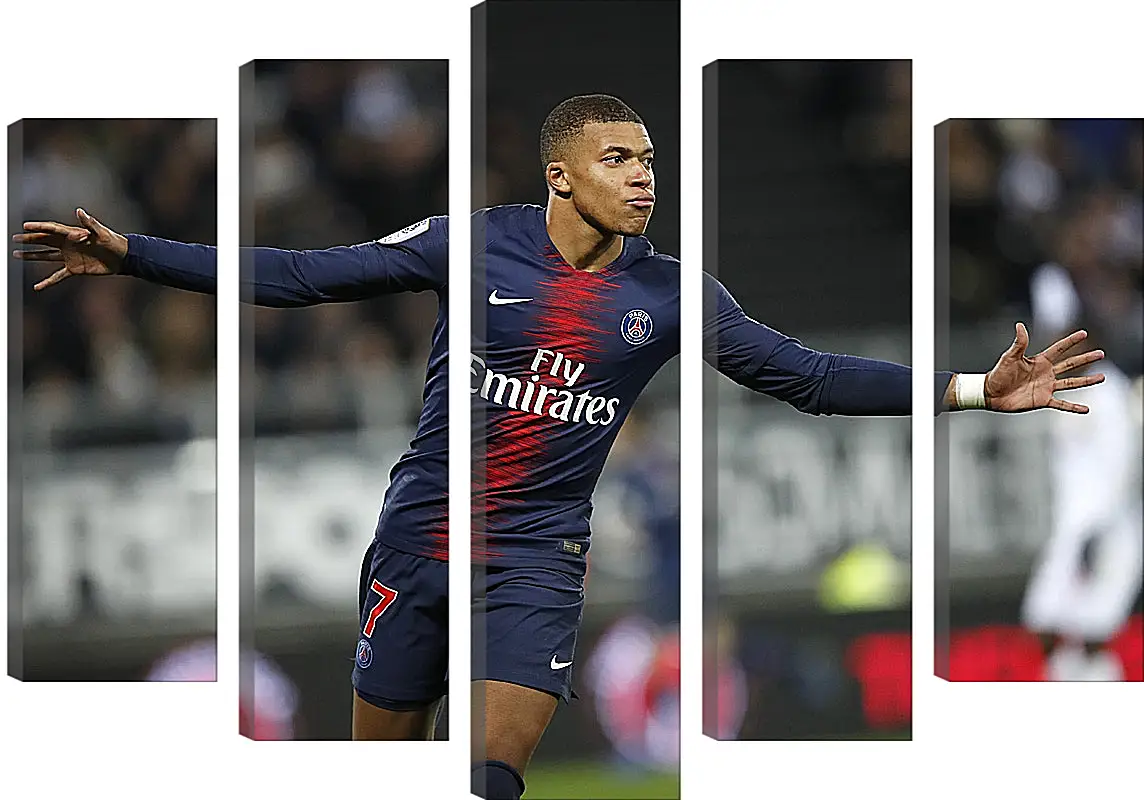 Модульная картина - Килиан Мбаппе. Kylian Mbappé