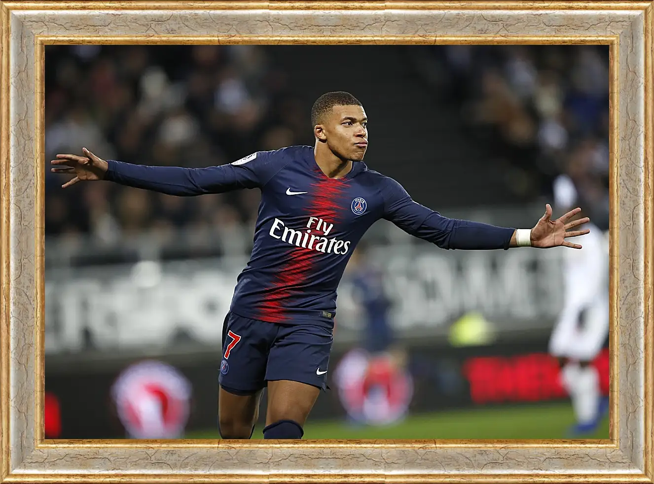 Картина в раме - Килиан Мбаппе. Kylian Mbappé