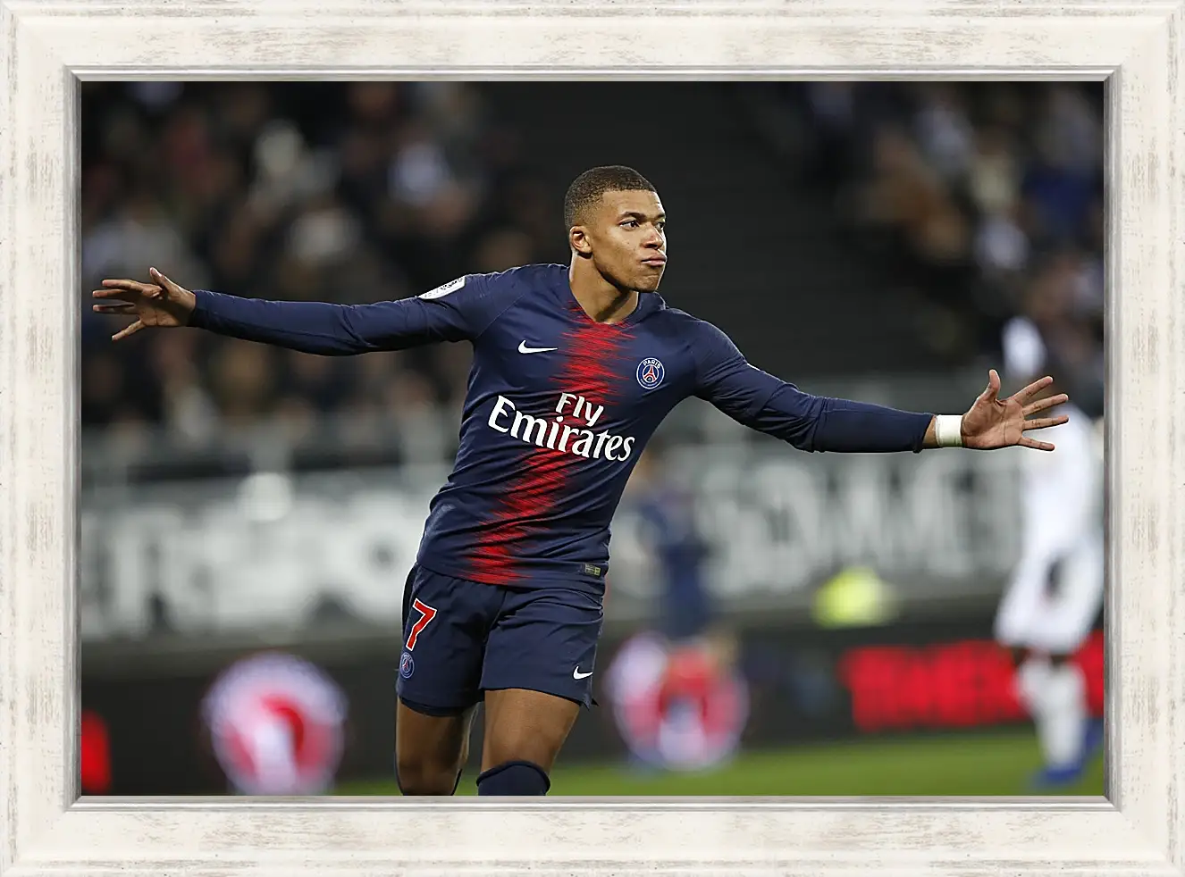 Картина в раме - Килиан Мбаппе. Kylian Mbappé