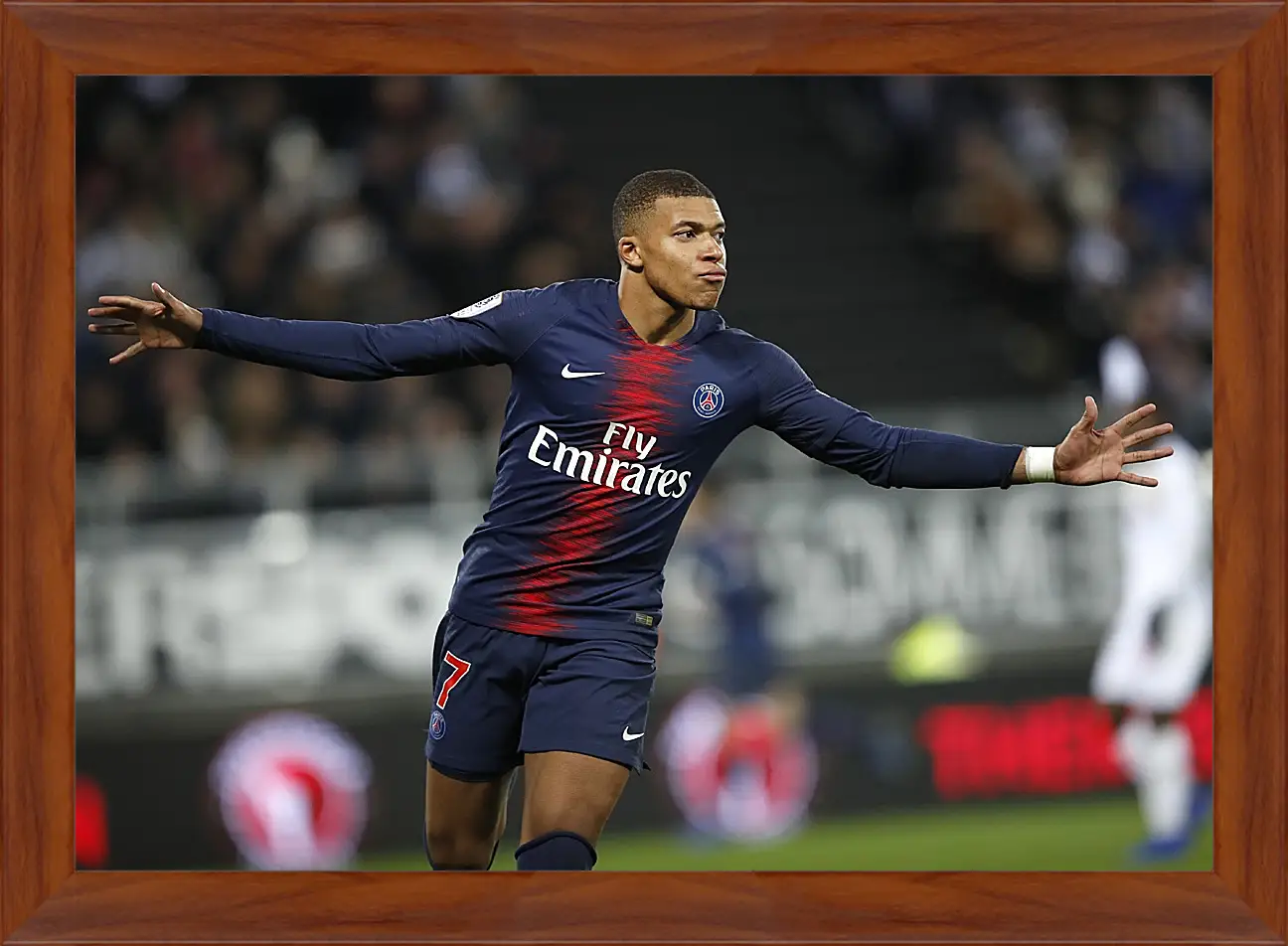 Картина в раме - Килиан Мбаппе. Kylian Mbappé