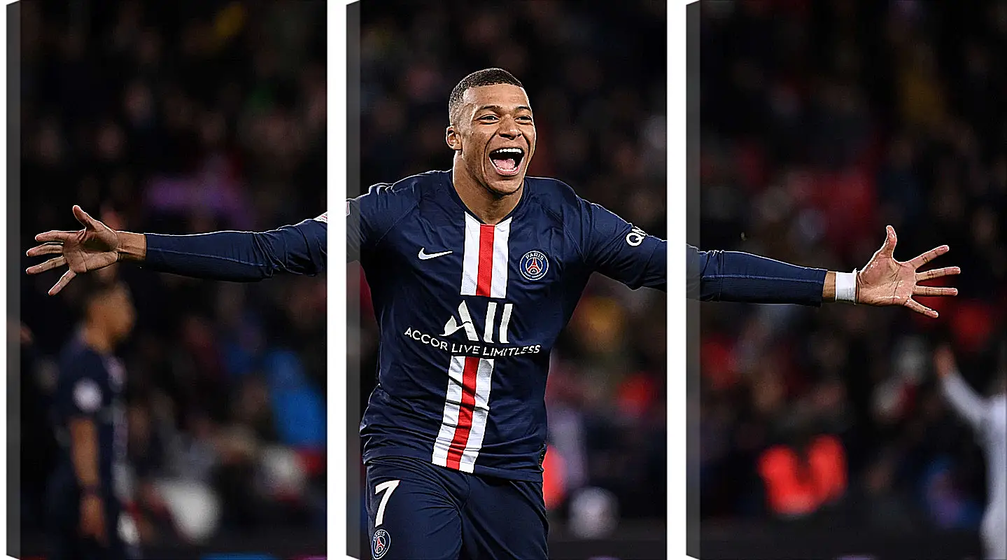 Модульная картина - Килиан Мбаппе. Kylian Mbappé