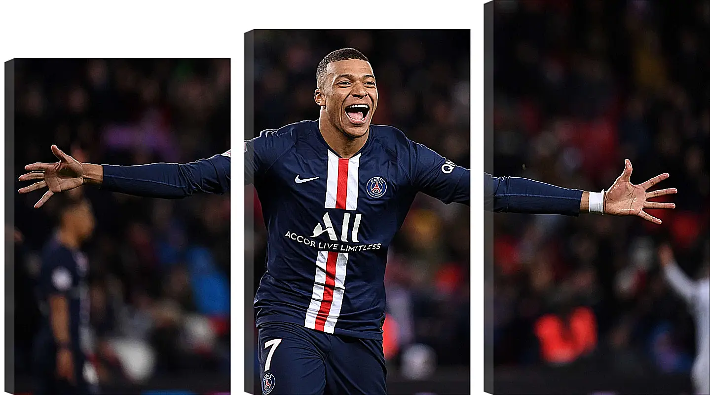 Модульная картина - Килиан Мбаппе. Kylian Mbappé