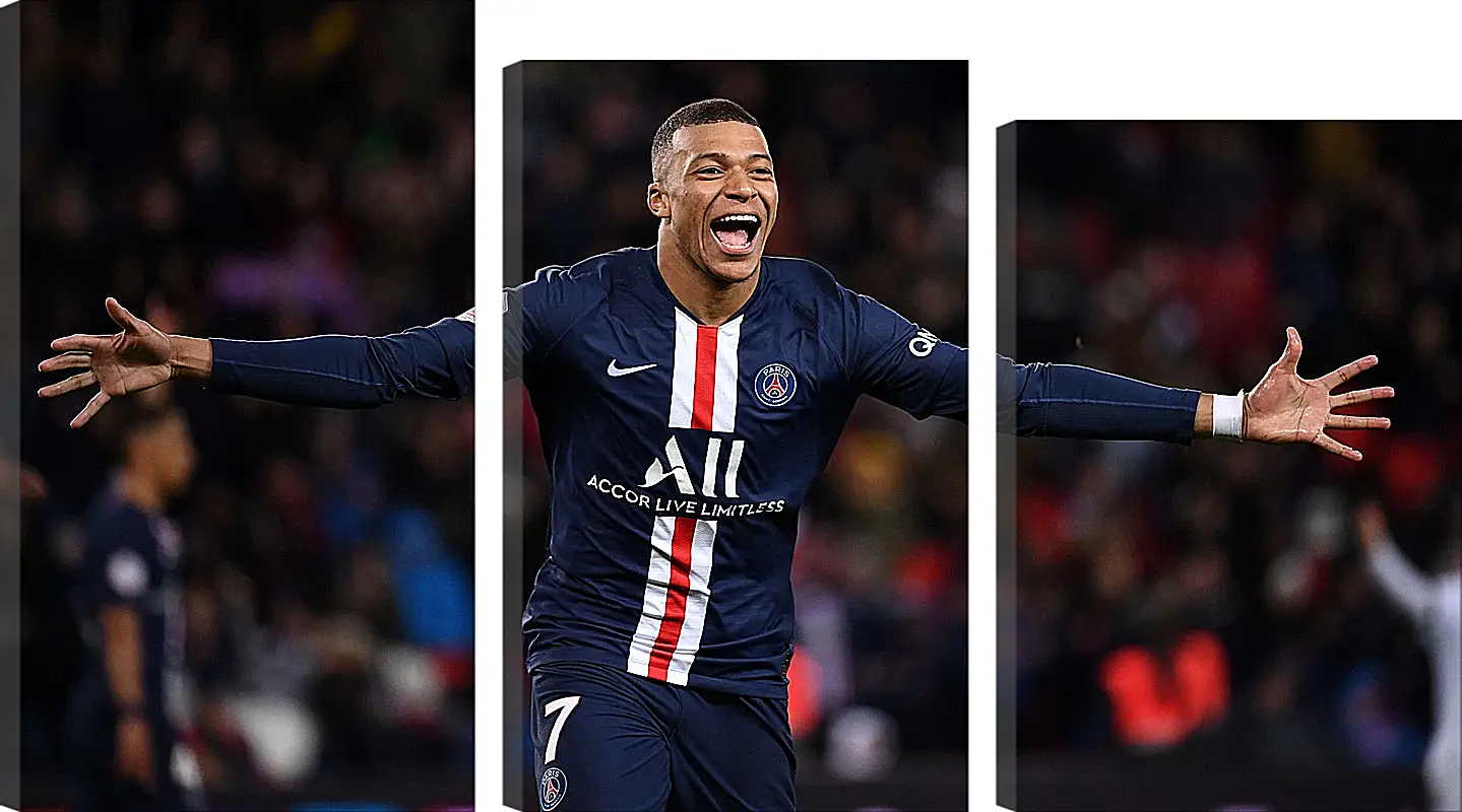 Модульная картина - Килиан Мбаппе. Kylian Mbappé