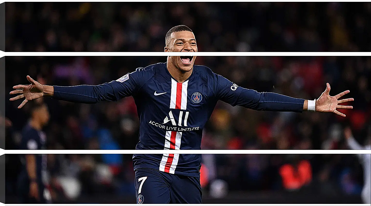 Модульная картина - Килиан Мбаппе. Kylian Mbappé