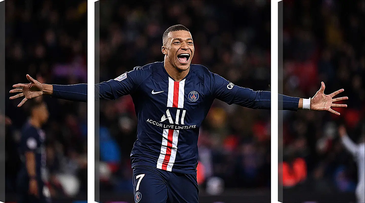 Модульная картина - Килиан Мбаппе. Kylian Mbappé