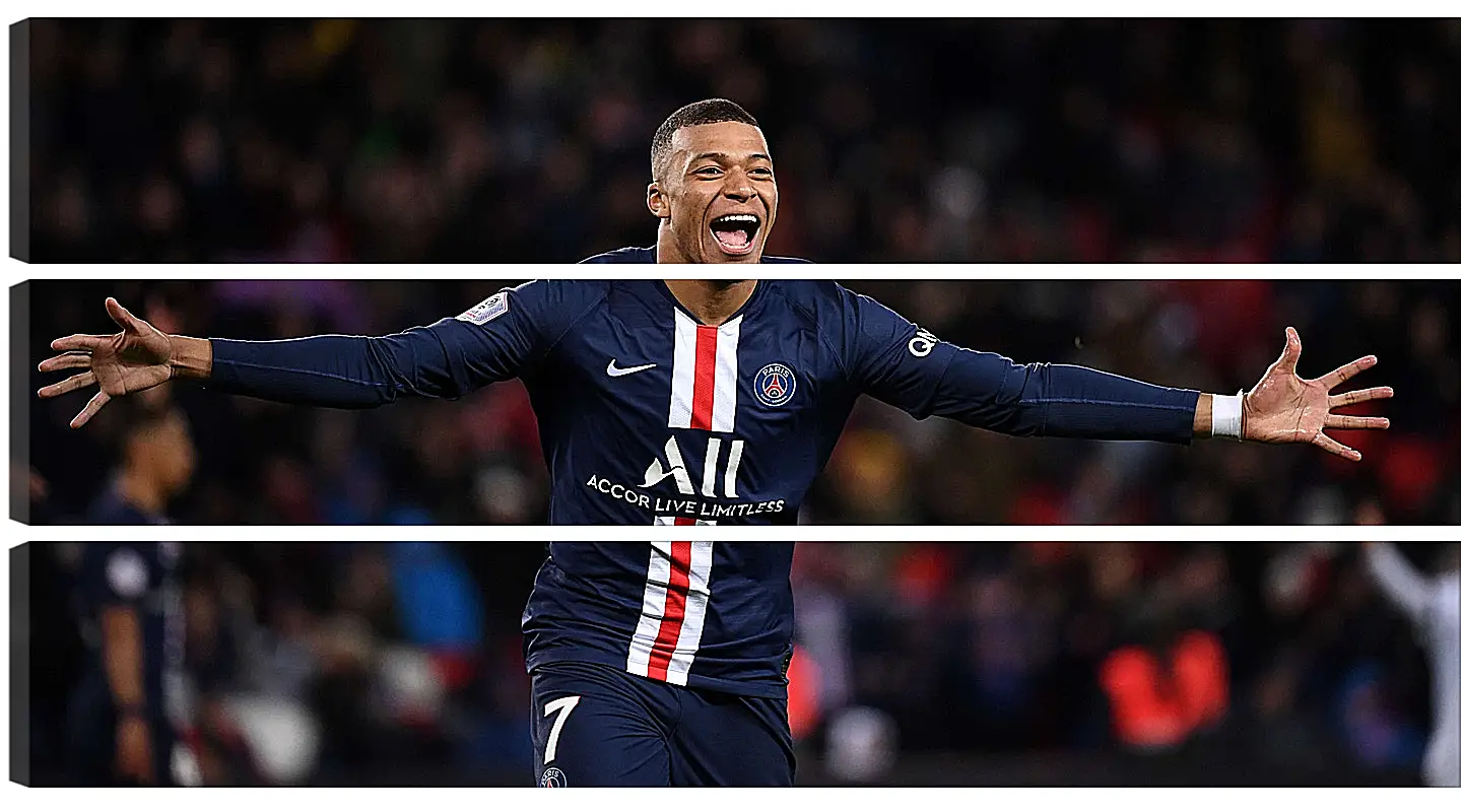 Модульная картина - Килиан Мбаппе. Kylian Mbappé