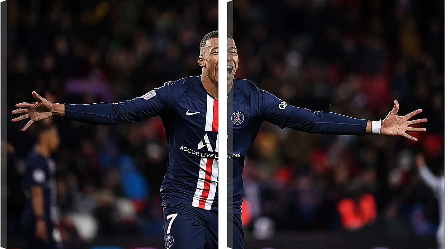 Модульная картина - Килиан Мбаппе. Kylian Mbappé