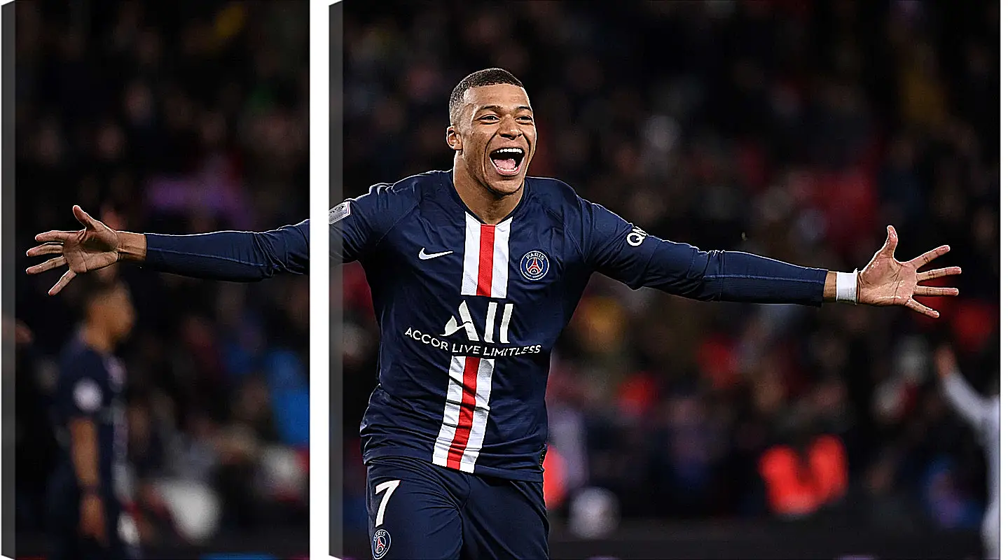 Модульная картина - Килиан Мбаппе. Kylian Mbappé