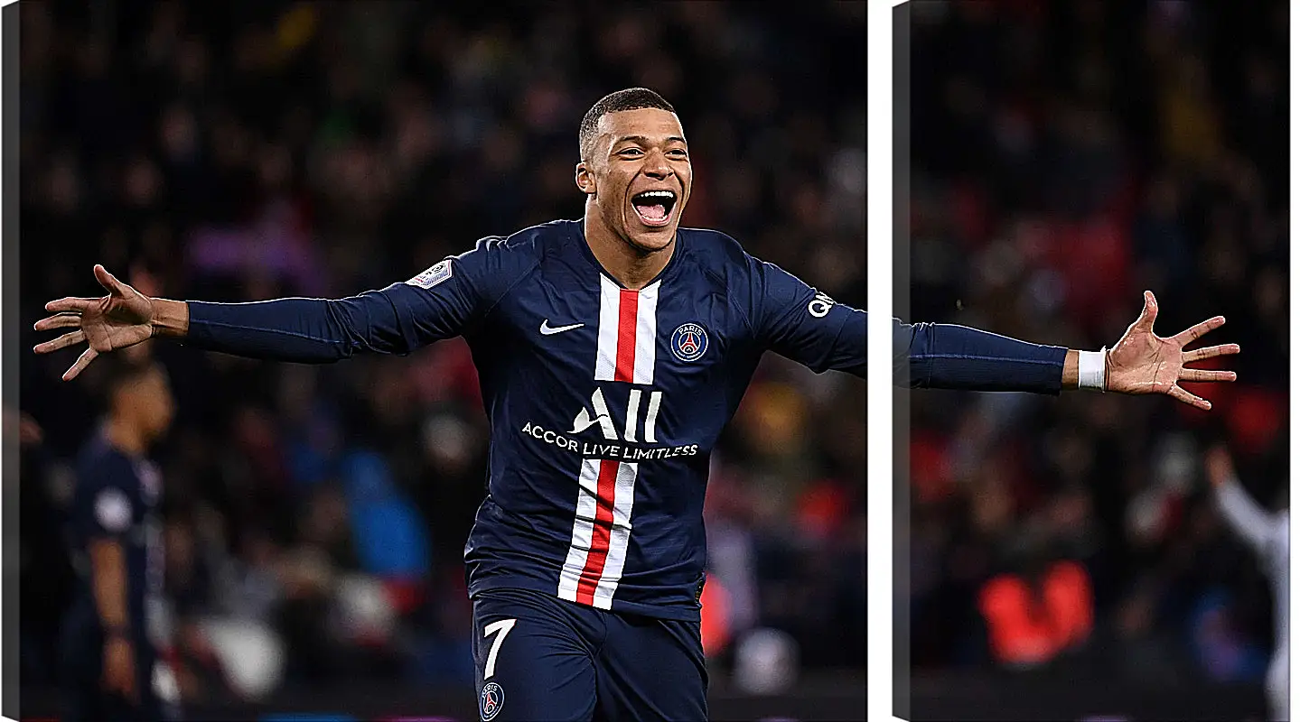 Модульная картина - Килиан Мбаппе. Kylian Mbappé