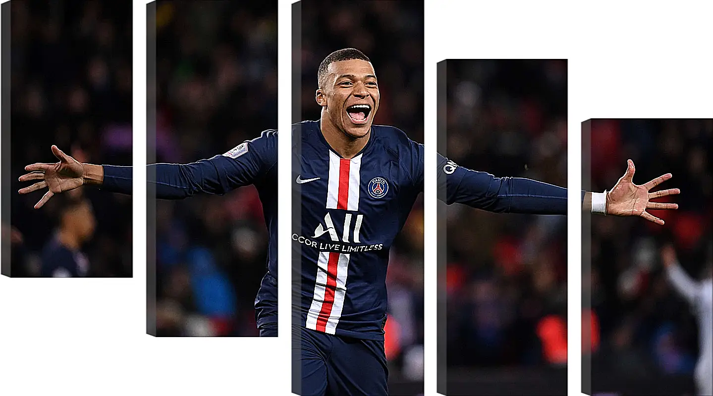 Модульная картина - Килиан Мбаппе. Kylian Mbappé