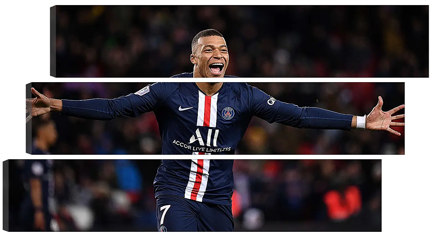 Модульная картина - Килиан Мбаппе. Kylian Mbappé