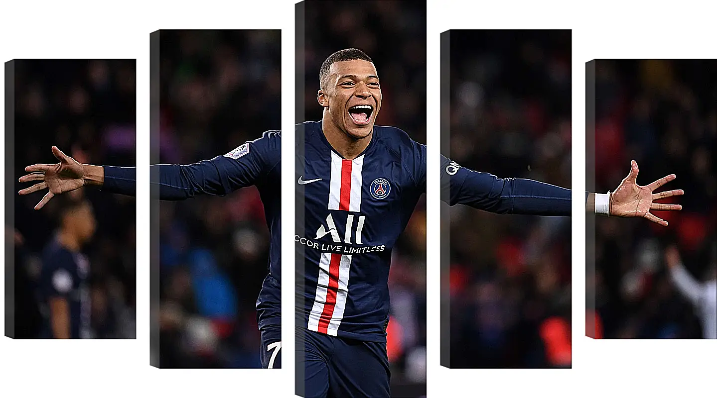 Модульная картина - Килиан Мбаппе. Kylian Mbappé