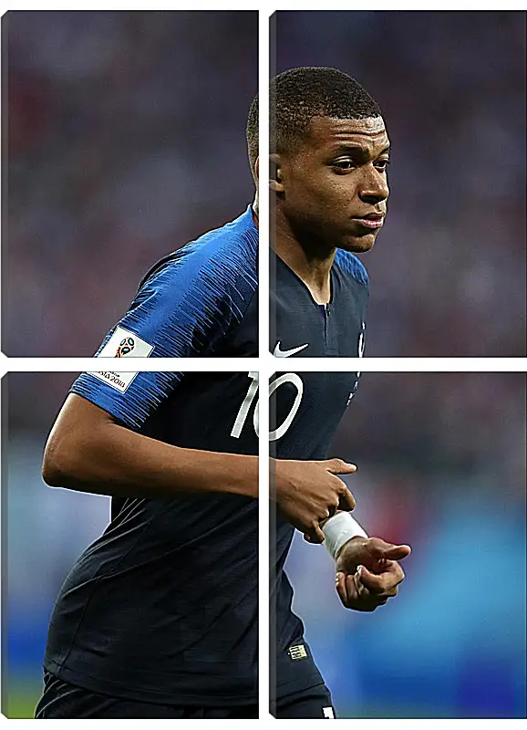 Модульная картина - Килиан Мбаппе. Kylian Mbappé