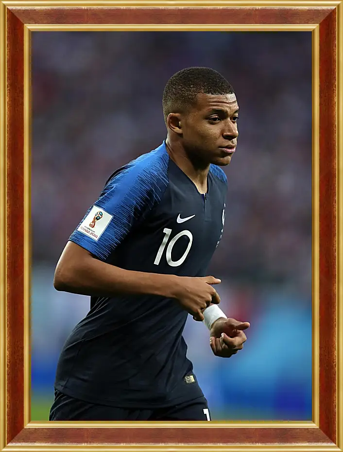 Картина в раме - Килиан Мбаппе. Kylian Mbappé