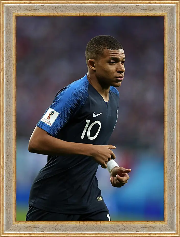 Картина в раме - Килиан Мбаппе. Kylian Mbappé