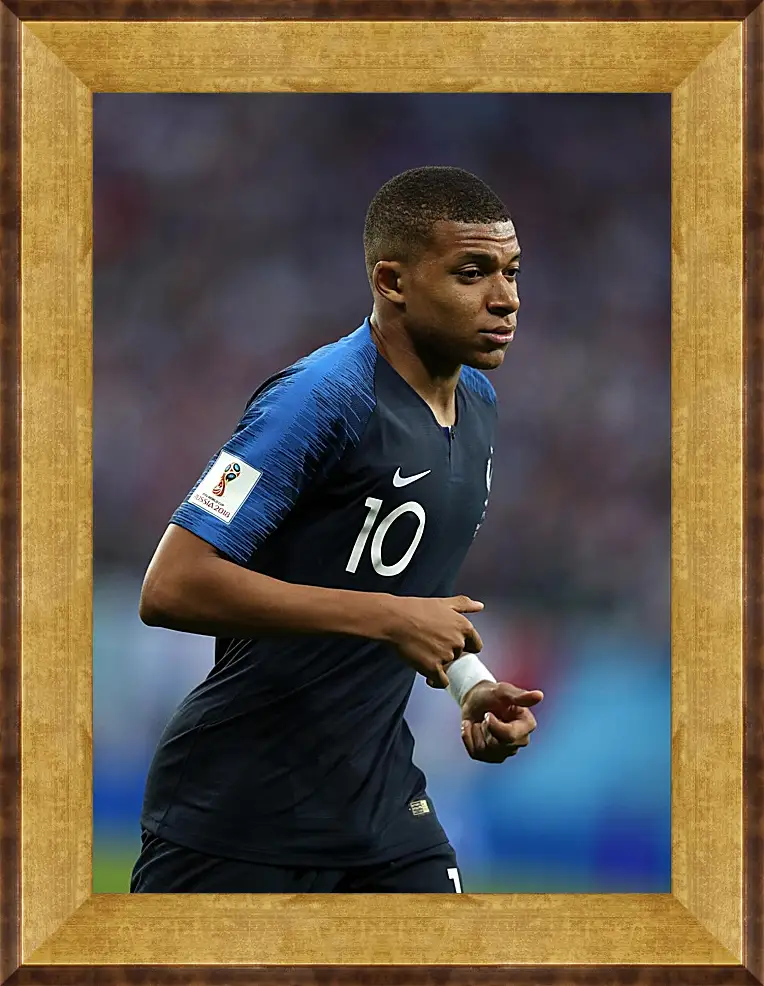 Картина в раме - Килиан Мбаппе. Kylian Mbappé