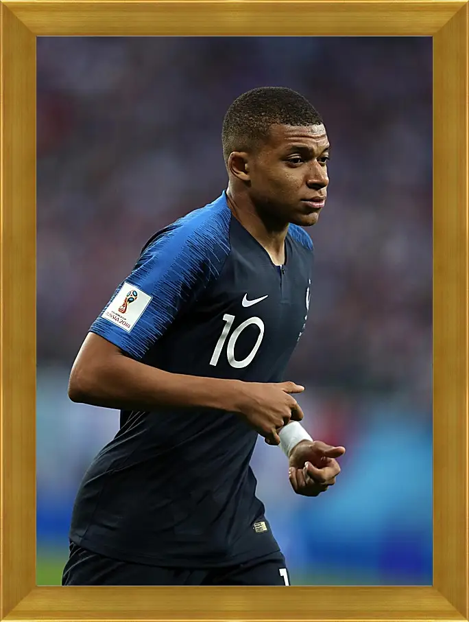 Картина в раме - Килиан Мбаппе. Kylian Mbappé