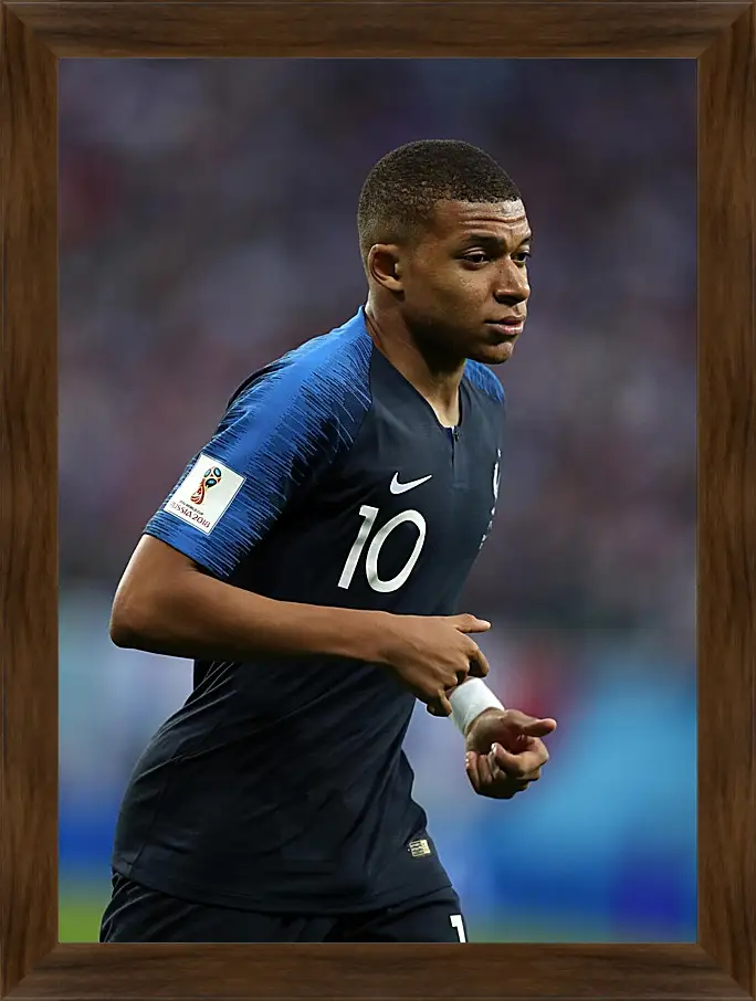 Картина в раме - Килиан Мбаппе. Kylian Mbappé