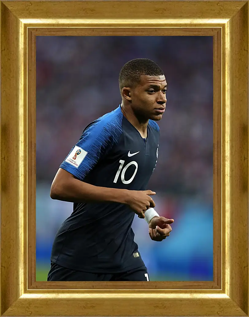 Картина в раме - Килиан Мбаппе. Kylian Mbappé